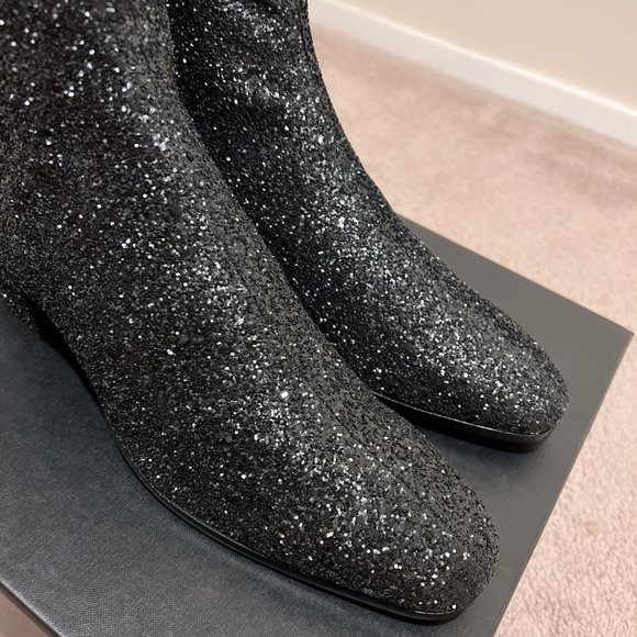 ⚡️Saint Laurent⚡️Caleb 45 Glitter Boot - Picture 4 of 12